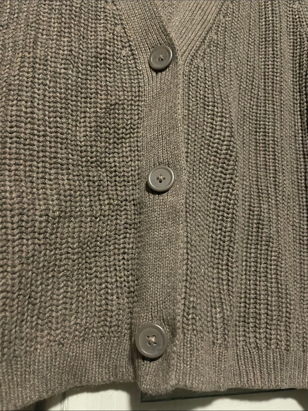 Universal Thread Taupe Button-Front Knit Vest - Picture 3 of 6
